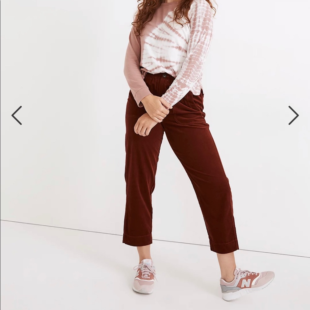 Madewell Tapered Huston Crop Pants